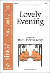 Lovely Evening SAB choral sheet music cover